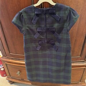 The Beaufort Bonnet Company Navy Plaid Dress